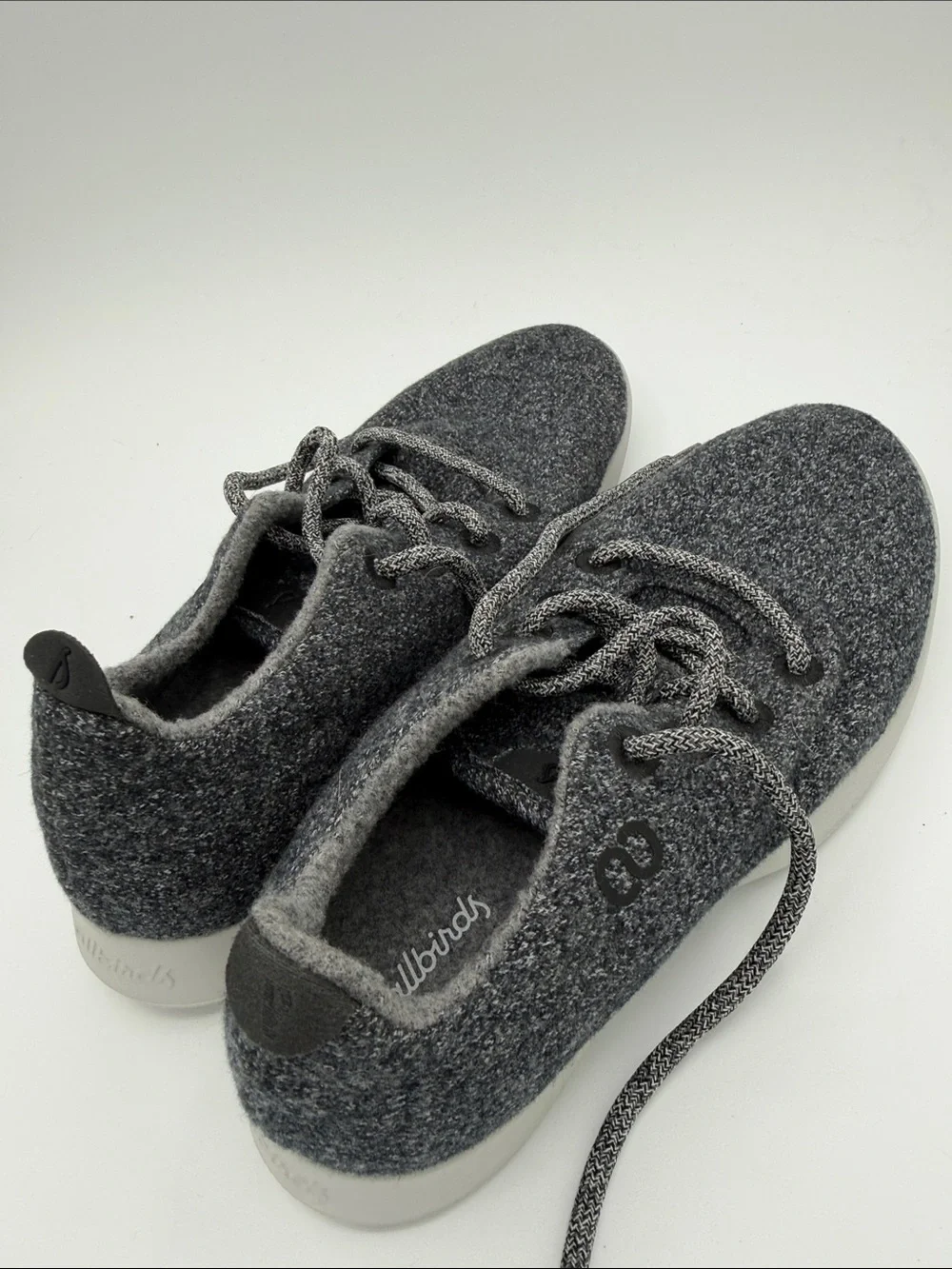 All Bird Wool Runner   Running Shoes Gray White Athletic Sneakers